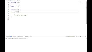 Go: Unique Variable Rule