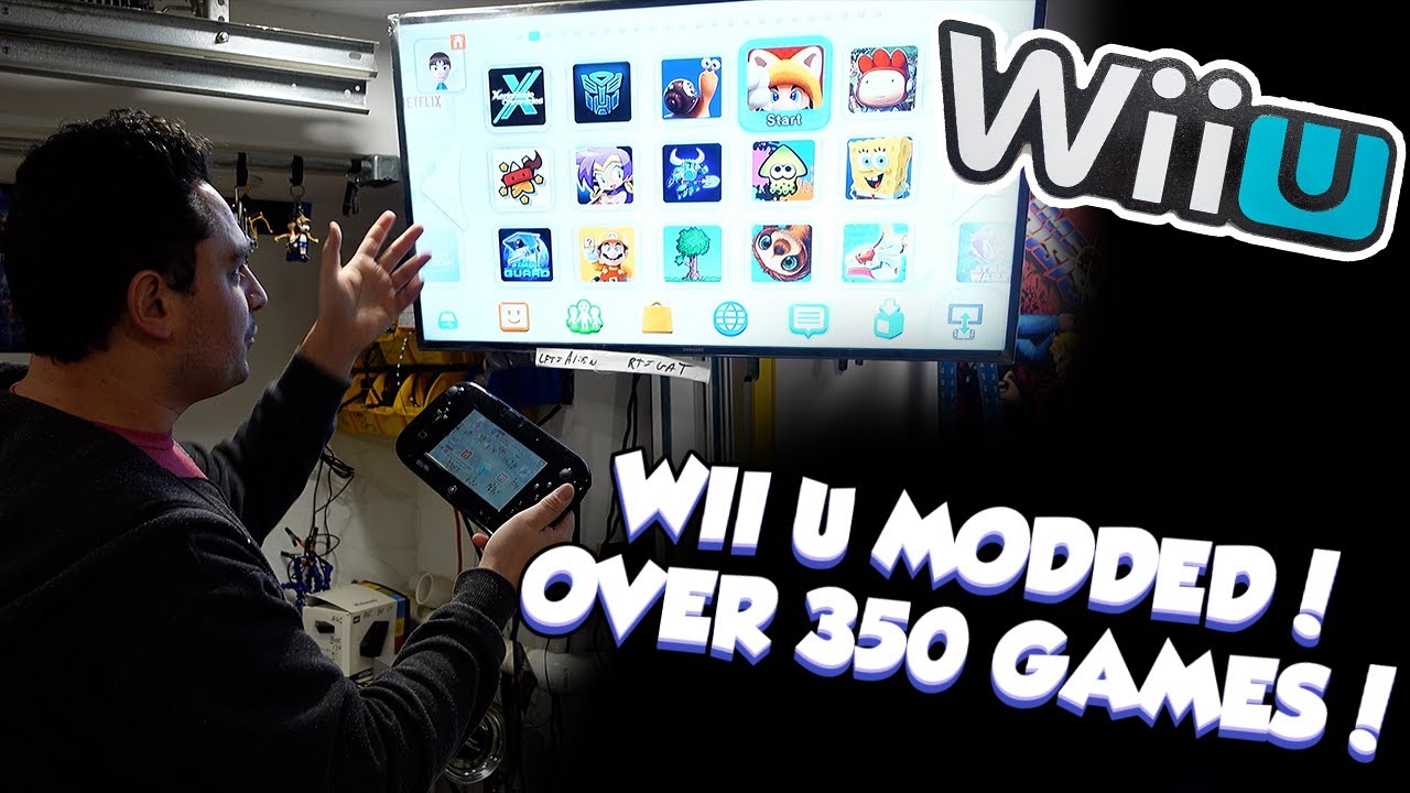 Прислали Wii U на модификацию! Теперь на ней более 350 игр!