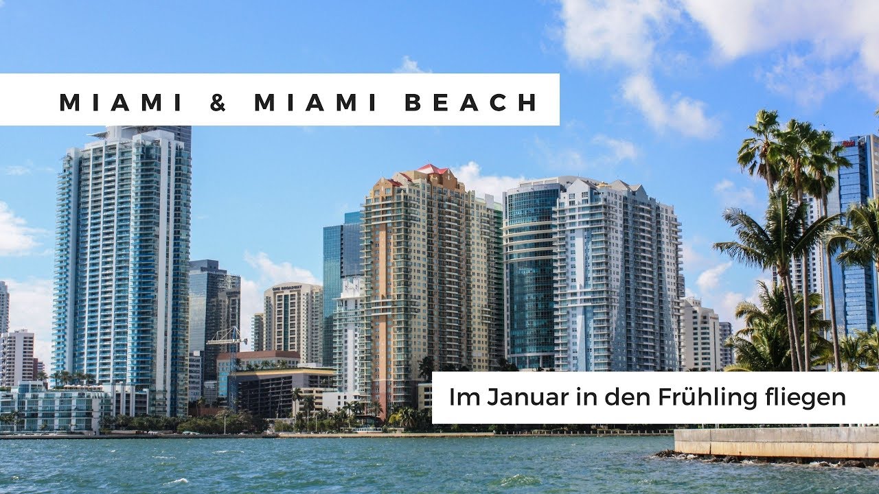 Miami Beach in Winter and Miami in Winter Time - YouTube