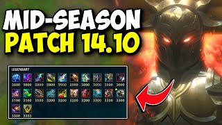 NEW MID-SEASON UPDATE PANTHEON BUILD THEORYCRAFTING! PATCH 14.10