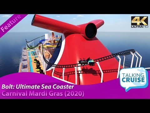 Carnival Mardi Gras - Cruise Ship Roller Coaster (Preview)