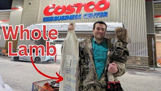 Costco Business Center Meat Haul | Winter in Anchorage, Alaska