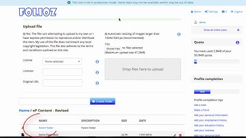 Creating Folders & Uploading Files