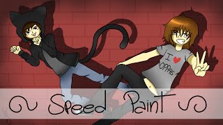 Speed Paint Neko Baka Y El Amante De Las Oppais By Kuro