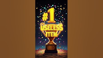 MOST USELESS ITEMS MINECRAFT #minecraft #shorts #viral