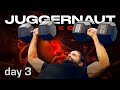 200 POUNDS of PAIN | Juggernaut Workout - Day 3