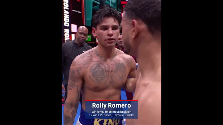 Rolly Romero DEFEATS Ryan Garcia By Unanimous Decision #rollyromero #ryangarcia