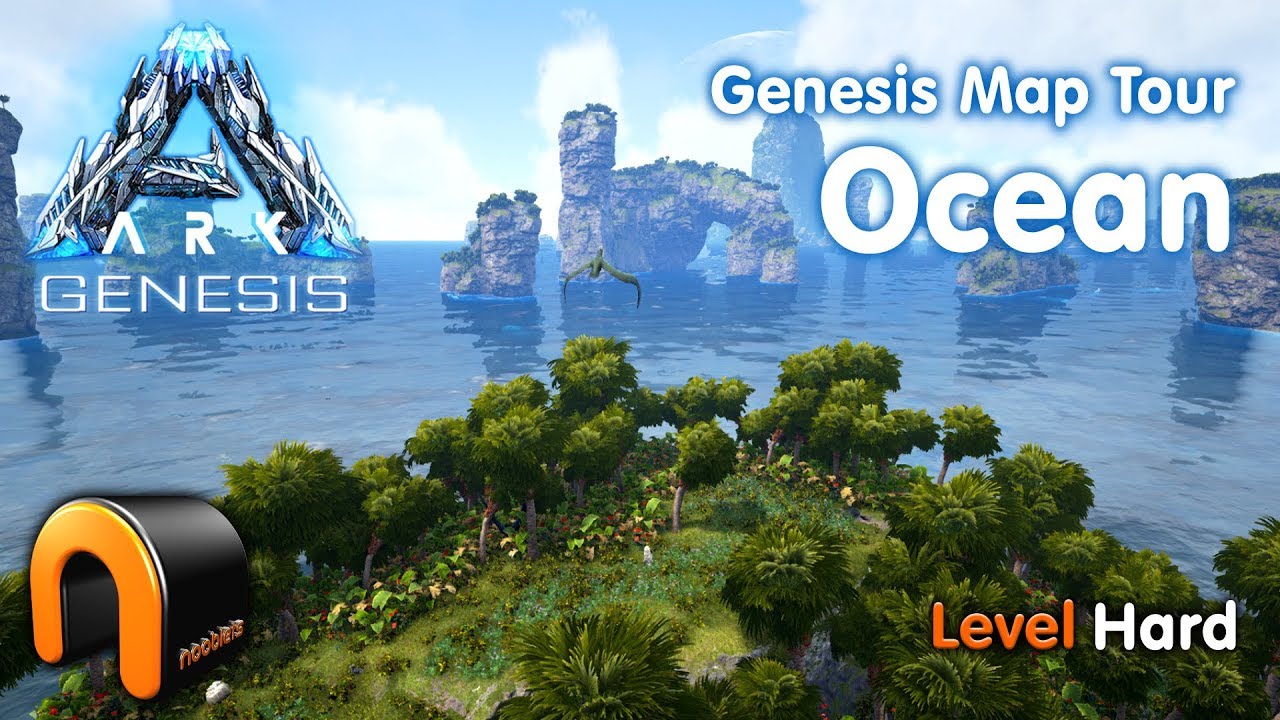 Ark Genesis Ocean Biome Map Tour Youtube