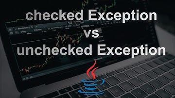 checked exception und unchecked exception - Was ist der Unterschied? | Java programmieren lernen