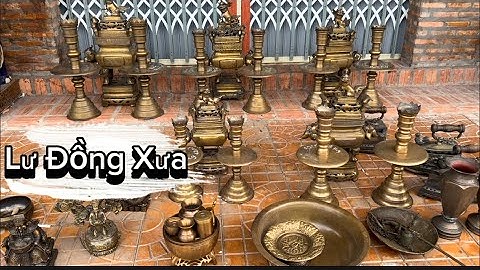 Lư đồng xưa _ Lư Đào Nam Bộ _ Lư Tứ Linh Xưa. Trưa 17/11 #đồcổcầnthơ #đồcổ #ludong