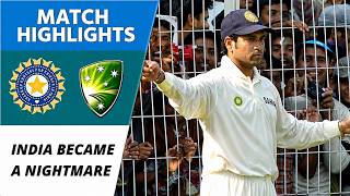 ⁣India Became a Nightmare For Australia | Sachin Tendulkar, Harbhajan & Kartik Shock Australia