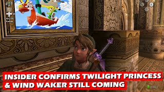 Industry insider says Zelda: Twilight Princess HD and Zelda: The Wind Waker  HD are 100% coming this year