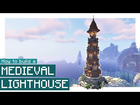 Minecraft: How to Build a Medieval Lighthouse!