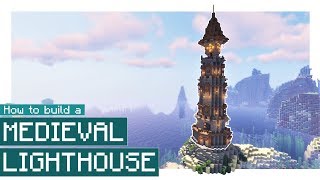 Minecraft: How to Build a Medieval Lighthouse!