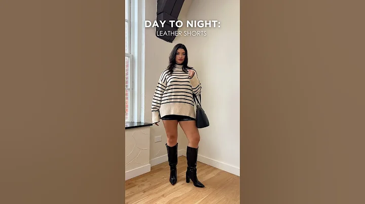 Style Leather Shorts from Day to Night 🖤 An Versatile Essential Fashion Piece for Fall ✨ Shop Now!