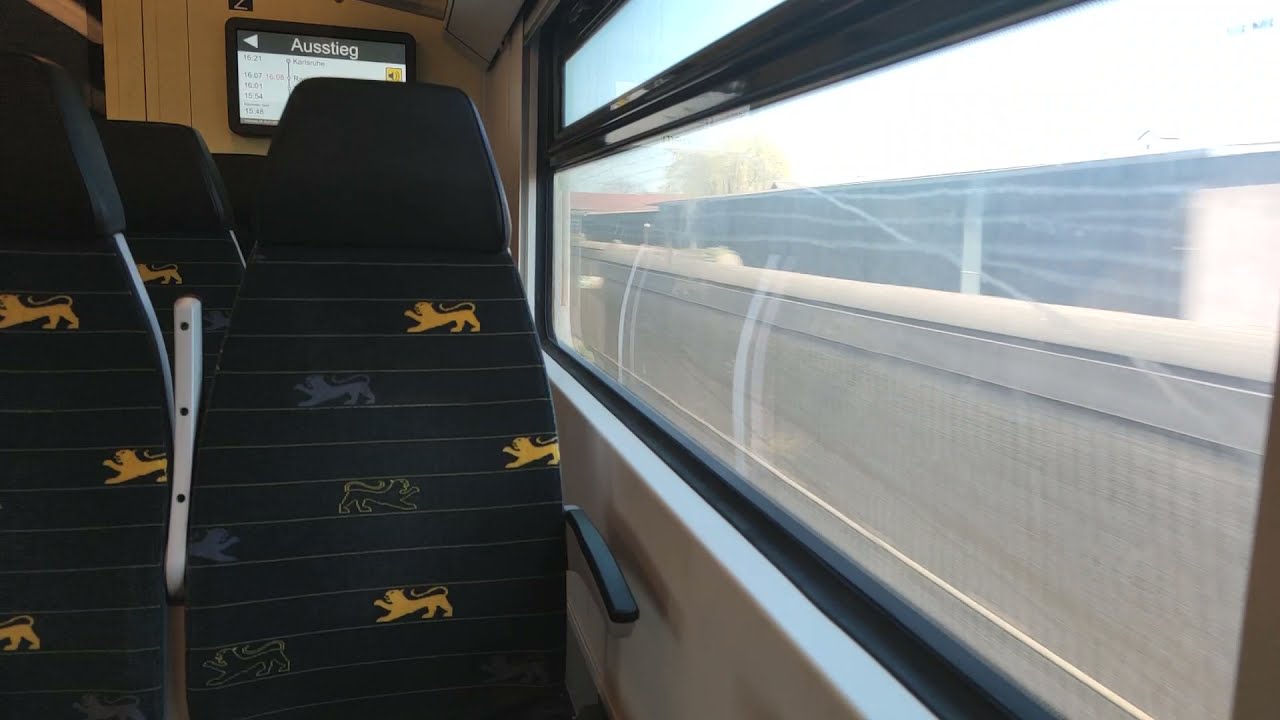 Mitfahrt / Sound BR 1462 Siemens Desiro HC als RE nach Karlsruhe von Renchen bis Achern