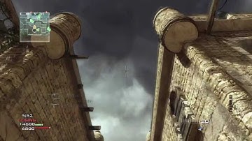 MW3 Throwing knife across map!