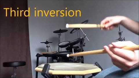 Paradiddle inversions accent mix up 2 - Drum lesson