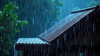 No Ads Rain Sounds for Sleeping - ASMR Rain Whispering Above Tin Roof for Most Restful Sleep Tonight