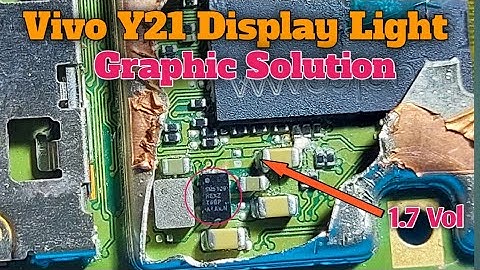 Vivo y21 display light graphic not working || Vivo y21 display light solution @GsmYusufPathan