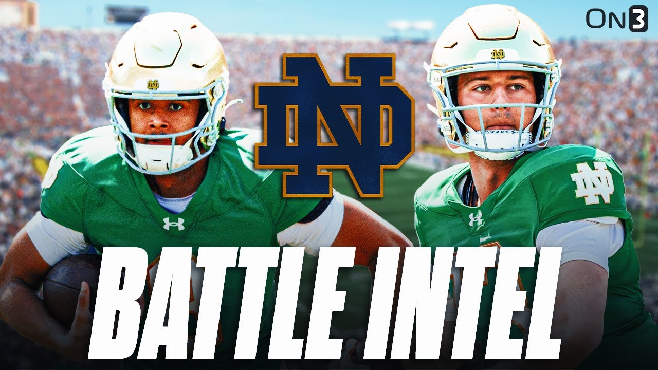 Битва квотербеков в команде Нотр-Дам: Си Джей Карр против Кенни Минчи.