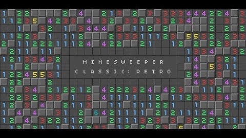 Minesweeper Classic Retro (iOS - Android) Trailer !!!NEW!!!