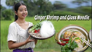 Ginger Shrimp and Glass Noodle