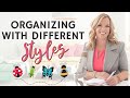 How to ORGANIZE with DIFFERENT Organizing Styles in one Home!