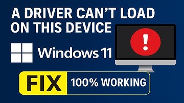 Fix "A Driver Can