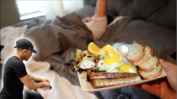 Waking Hazel Up With Breakfast In Bed!