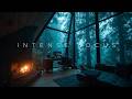 Intense focus music | Deep work music for focus - Dark forest cabin ambient study session