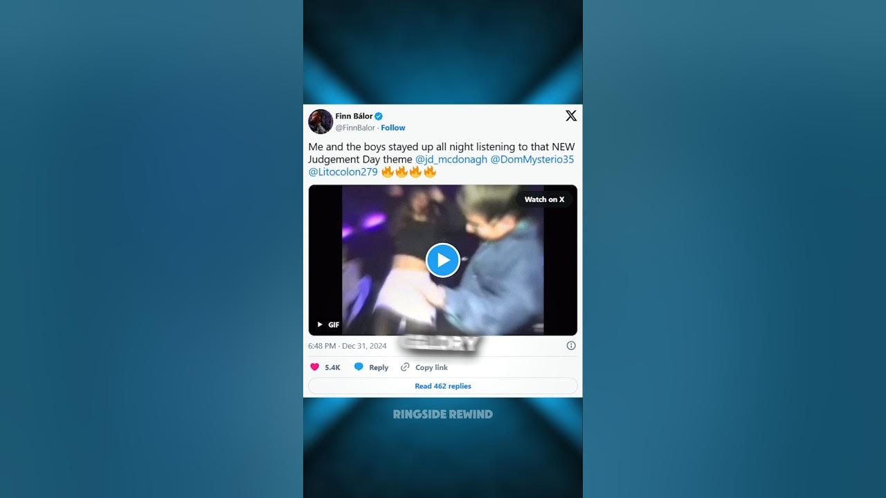 Finn Balor Mocks Critics Over New Judgment Day Theme Finn Balor Mocks Critics Over New Judgment Day Theme