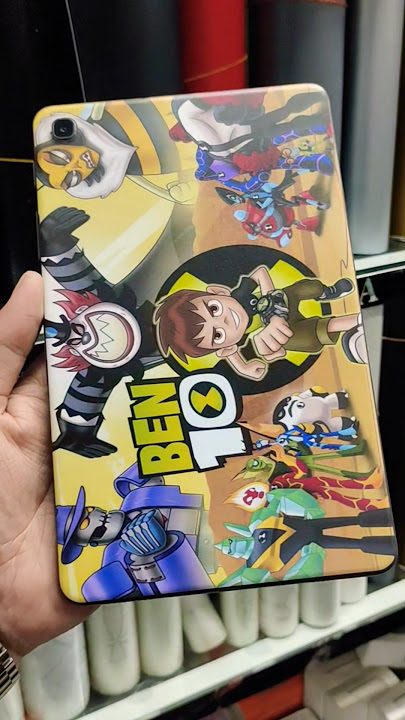 Ben 10 wrap skin sticker for tab | Full wrap lamination #ben10 #grandpamax #foryou