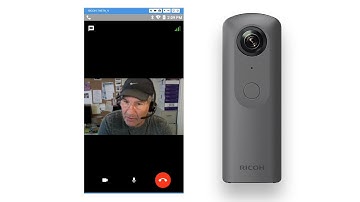 RICOH THETA V and Video From Facebook Messenger