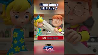 Pizza Dance With Rex ♪I Dinocore I Season1 #Dinocore #Shorts