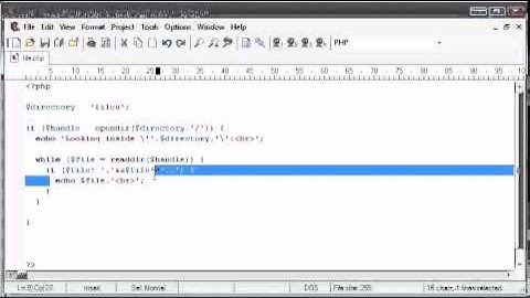 File Handling Listing Files Part 2 Tutorial  in PHP- MYSQL by For Student Organization