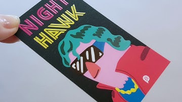 spot uv business cards + raised print