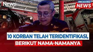 Update Terkini 10 Korban Kecelakaan Kereta Bekasi Timur Berhasil Diidentifikasi  Breaking News