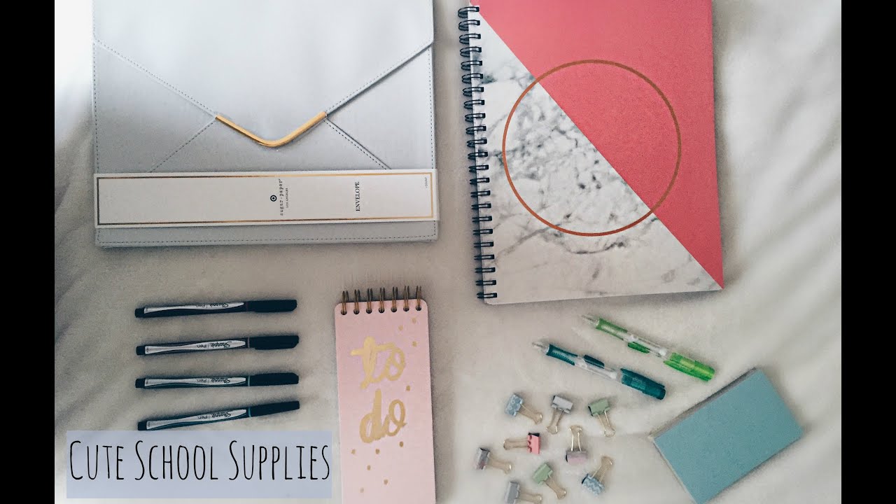 CUTE COLLEGE SCHOOL SUPPLIES HAUL! 2016-2017