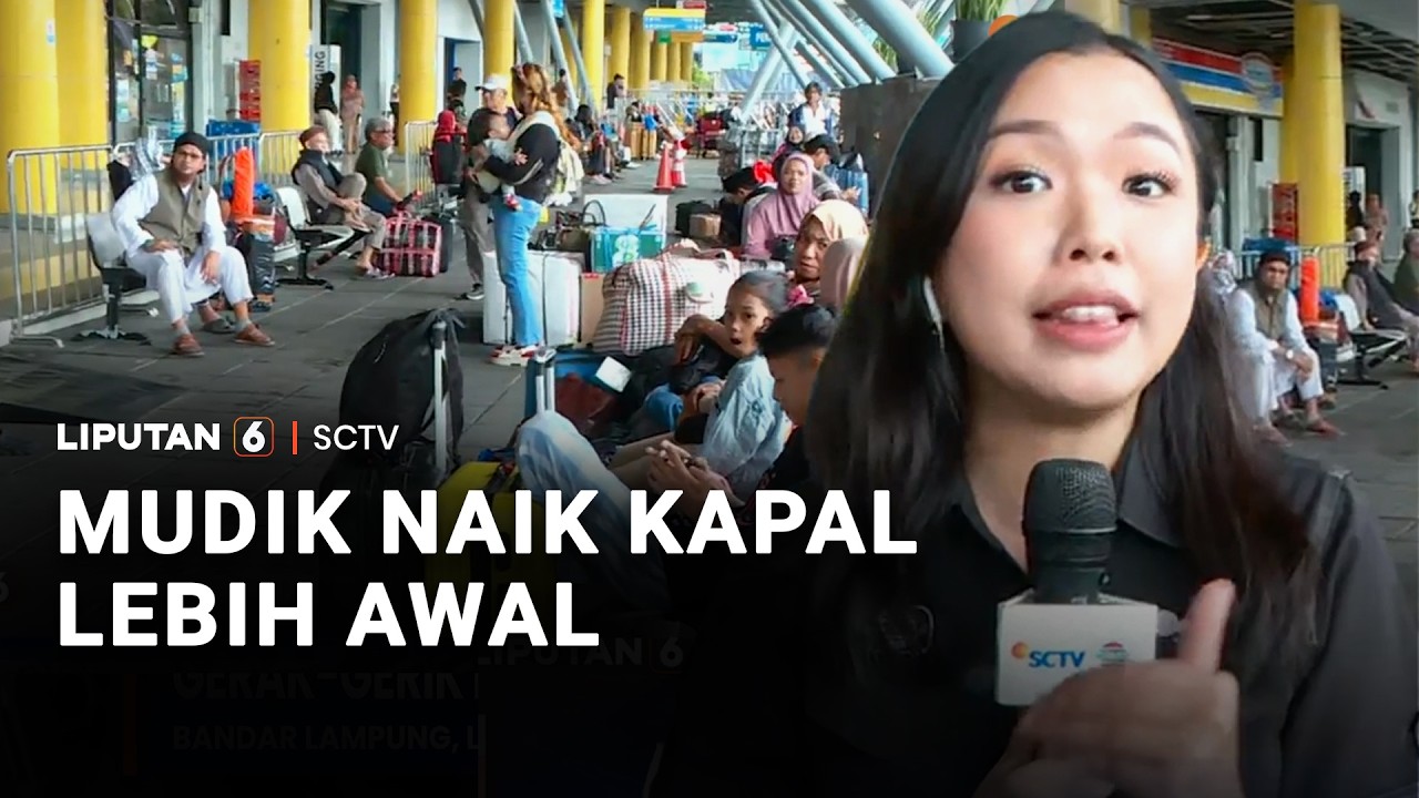 Mudik Naik Kapal Lebih Awal | Liputan 6