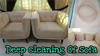 How I Deep Clean & maintain my light color sofas at home | cleaning motivation ❤