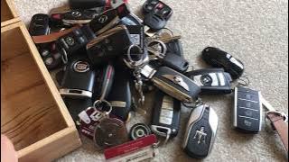 My car key collection