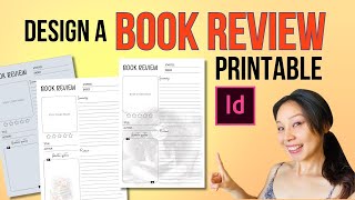 Easy Book Review Printable Tutorial | Adobe InDesign