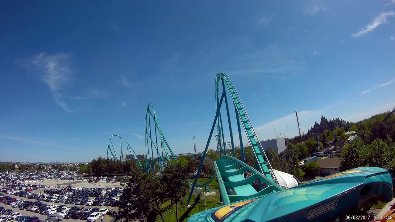 Canadas Wonderland Leviathan On Ride Pov 1080p 60fps June 2017