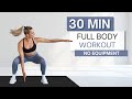 30 min FULL BODY WORKOUT | No Jumping | Sculpt & Sweat | Bodyweight Travel Friendly | No Equipment