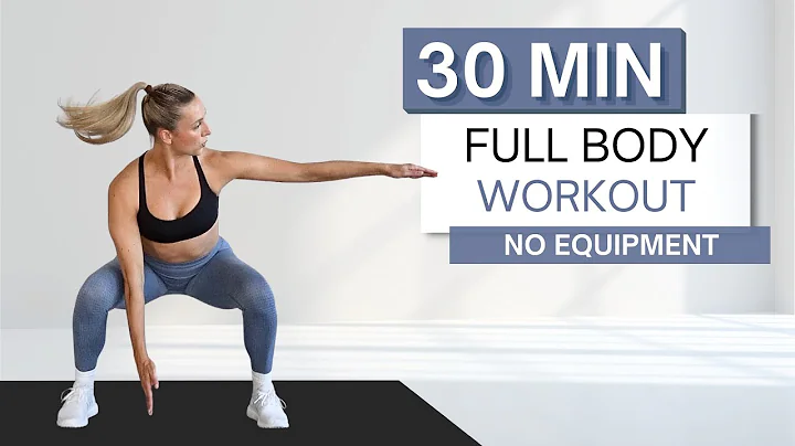 30 min FULL BODY WORKOUT | No Jumping | Sculpt & Sweat | Bodyweight Travel Friendly | No Equipment thumbnail