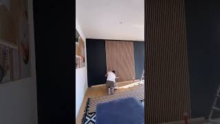 What are your thoughts on this modern feature wall? By... #Shorts #interiorhomedesign1