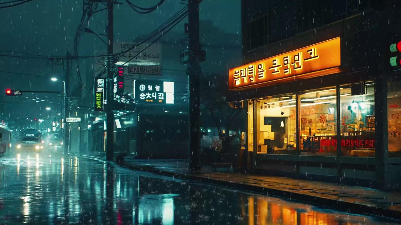 Rain Tapping on Empty Cafes ☕🌧️ | Calm Lofi for Work, Study & Quiet Nights