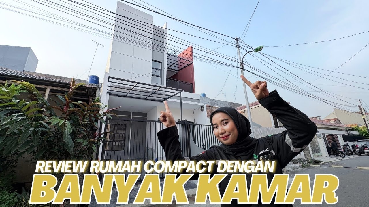 Rumah Compact 2 Lantai dengan Banyak Kamar! Cocok Buat Keluarga Besar