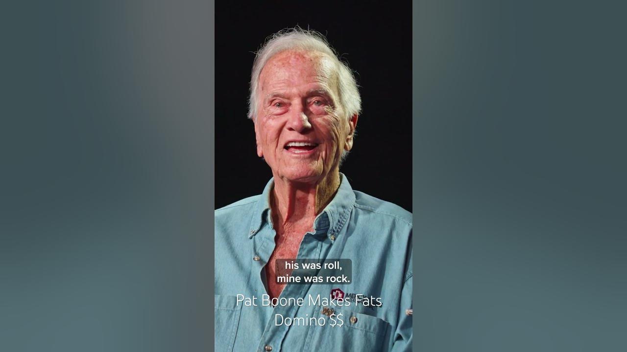 Pat Boone Explains His 1st Million Seller is a Fats Domino Song #50smusic #musician #musichistory